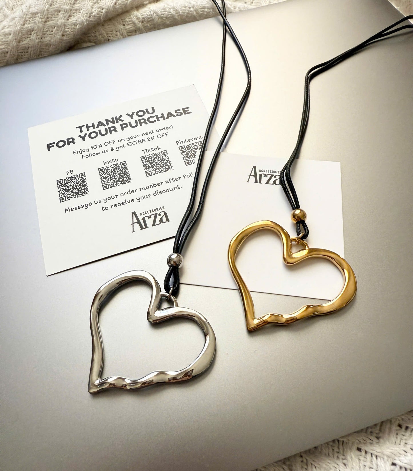 Choker Necklaces with Minimalist Pendants for Women | Gold Bold Adjustable Size | Everyday & Gift Wear | Arza Accessories