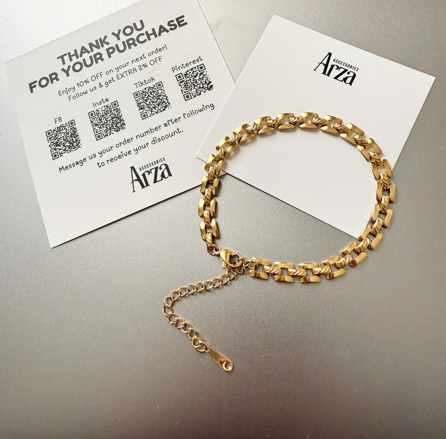 Minimalist Necklaces & Bracelet for Women | Gold Thin Lightweight Chain | Everyday & Party Wear | Arza Accessories