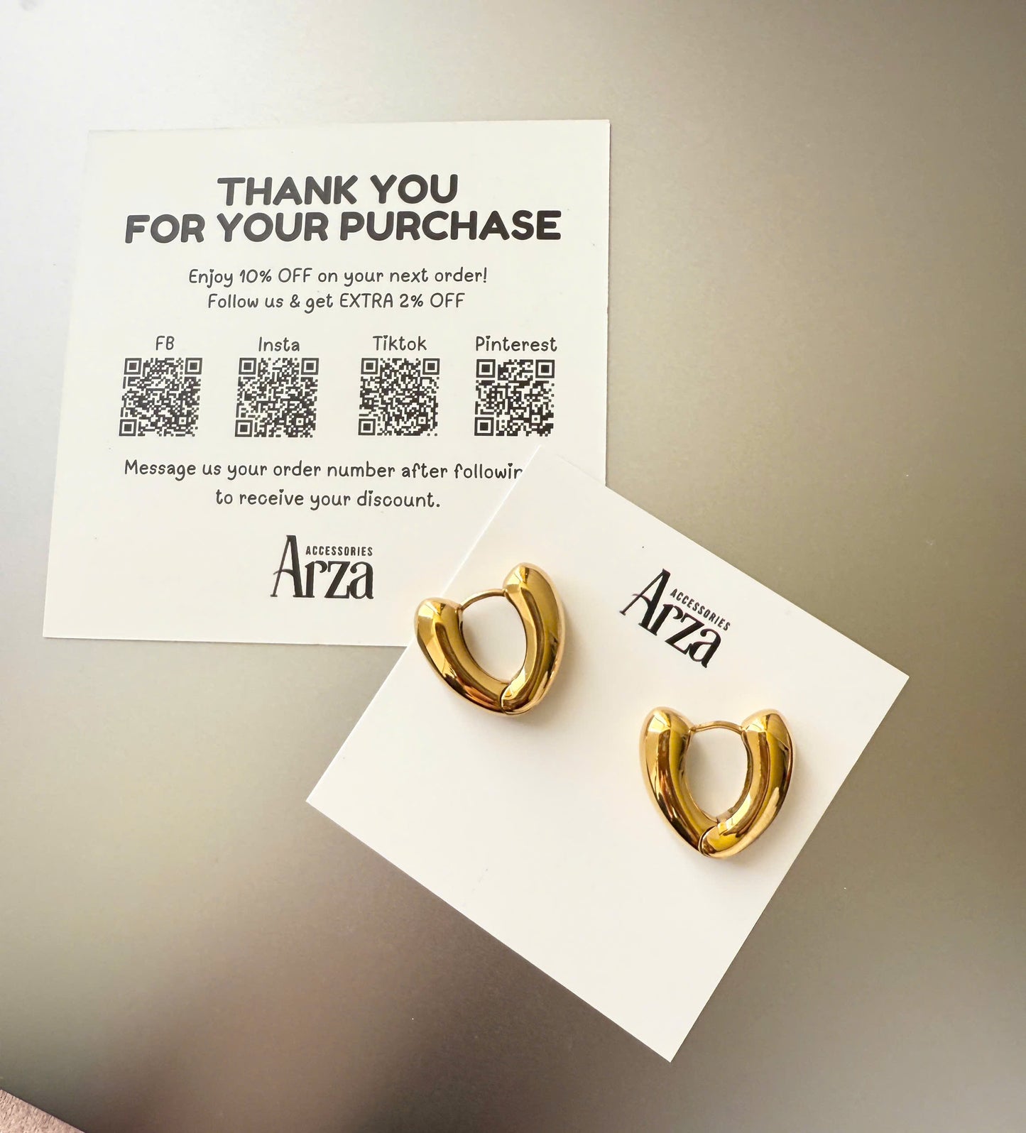 Gold Chunky Hoop Earrings for Women | 1.8cm Lightweight Statement – Arza AU