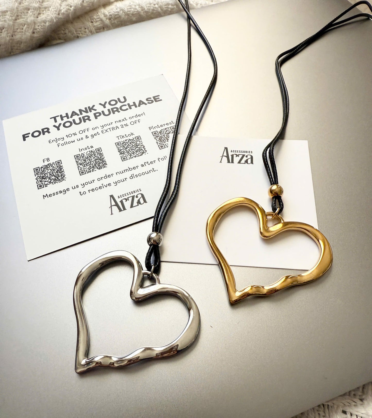 Choker Necklaces with Minimalist Pendants for Women | Gold Bold Adjustable Size | Everyday & Gift Wear | Arza Accessories