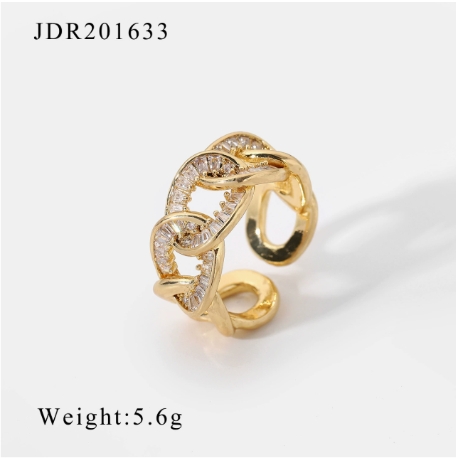 Gold plated stackable rings for women – minimalist everyday jewelry – Arza Accessories AU 13