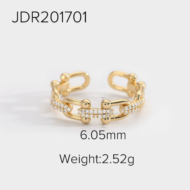Gold plated stackable rings for women – minimalist everyday jewelry – Arza Accessories AU 16