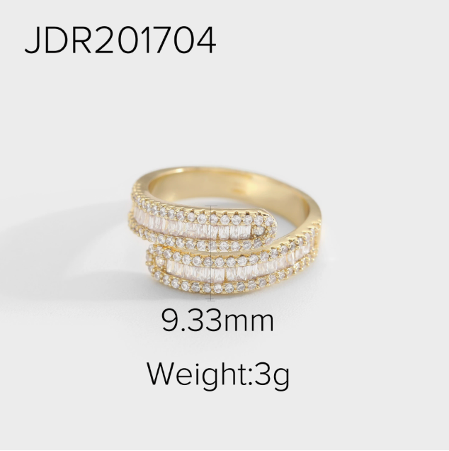 Gold plated stackable rings for women – minimalist everyday jewelry – Arza Accessories AU 18