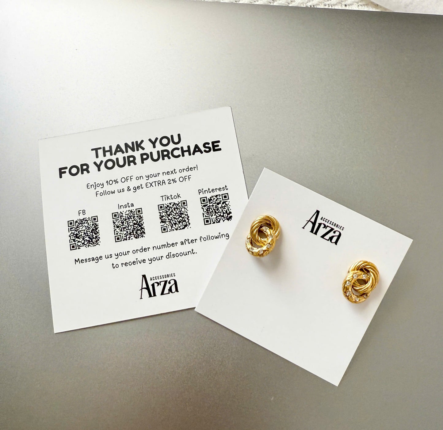 Gold Tone Slim Hoop Earrings for Women - Petite 1.1mm Stainless Steel Everyday Hoops, Ultra Lightweight 4.67g_Pair Hypoallergenic Jewelry _ Arza Accessories