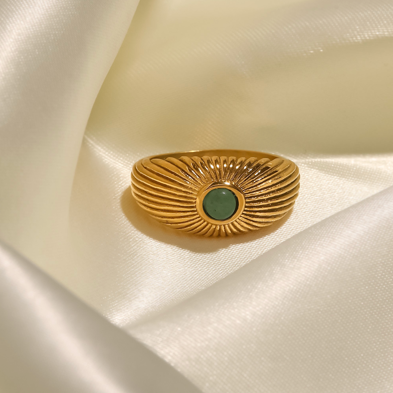 Bold Statement Pendant by Arza Accessories: 1.1cm premium metal jewelry, 6.7g lightweight design, perfect for gifts or everyday luxury - main