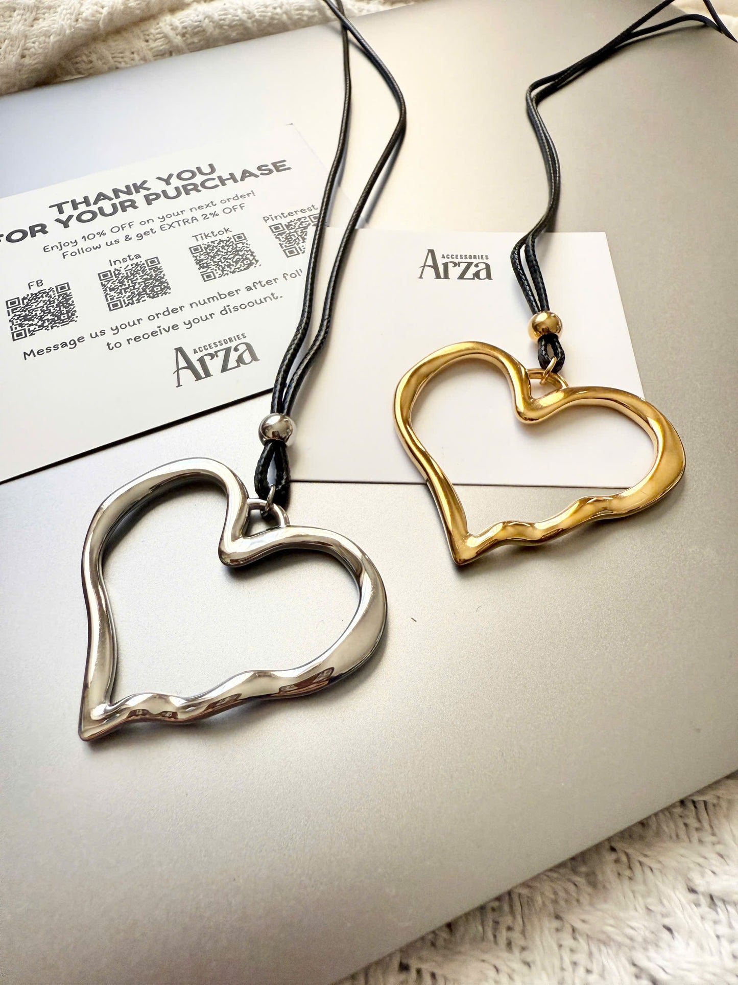 Choker Necklaces with Minimalist Pendants for Women | Gold Bold Adjustable Size | Everyday & Gift Wear | Arza Accessories