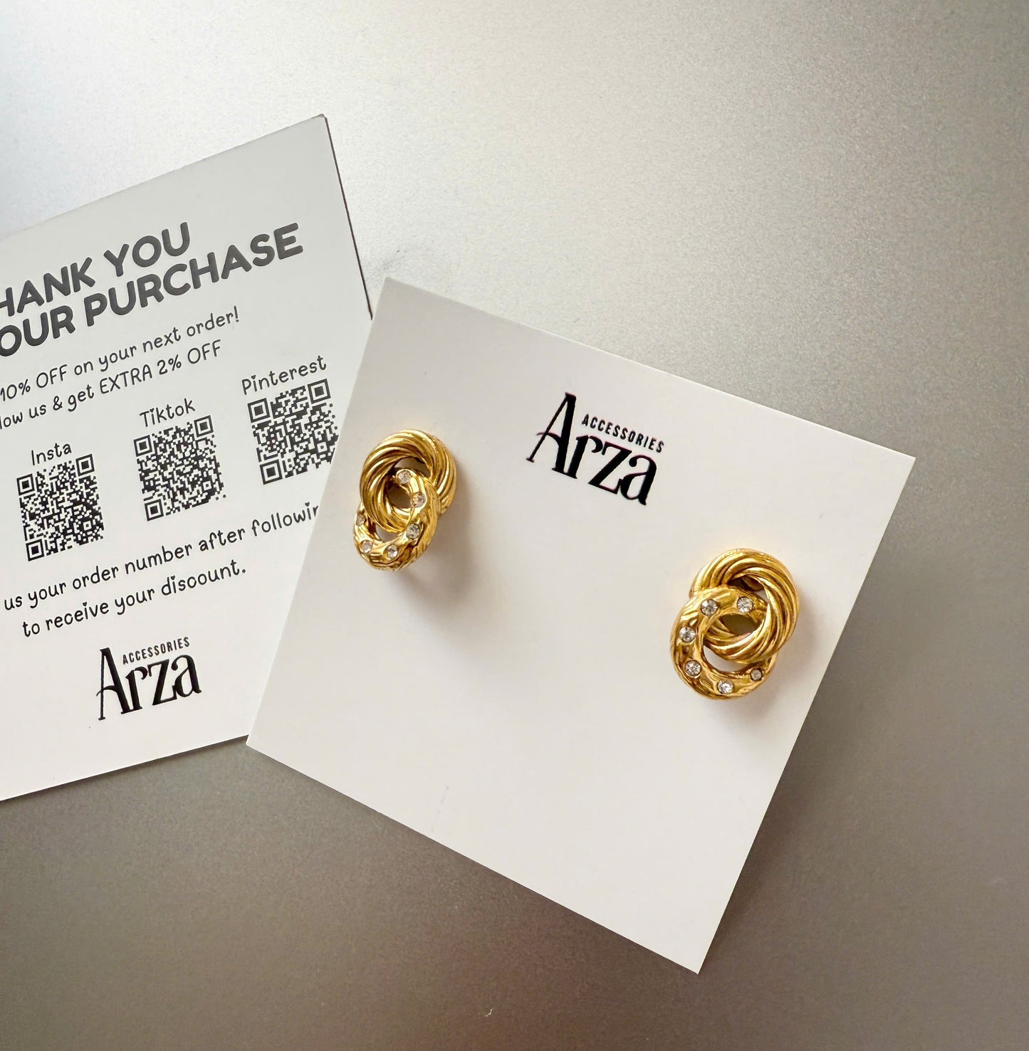 Gold Tone Slim Hoop Earrings for Women - Petite 1.1mm Stainless Steel Everyday Hoops, Ultra Lightweight 4.67g_Pair Hypoallergenic Jewelry _ Arza Accessories