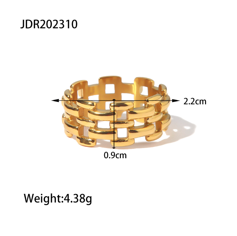 Golden Budget-Friendly Statement Rings - Mini Sleek & Lightweight for Parties | Arza Accessories