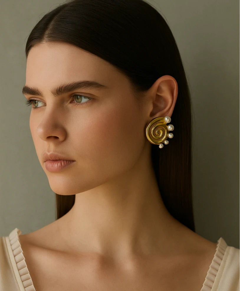 Minimalist hypoallergenic earrings for sensitive ears