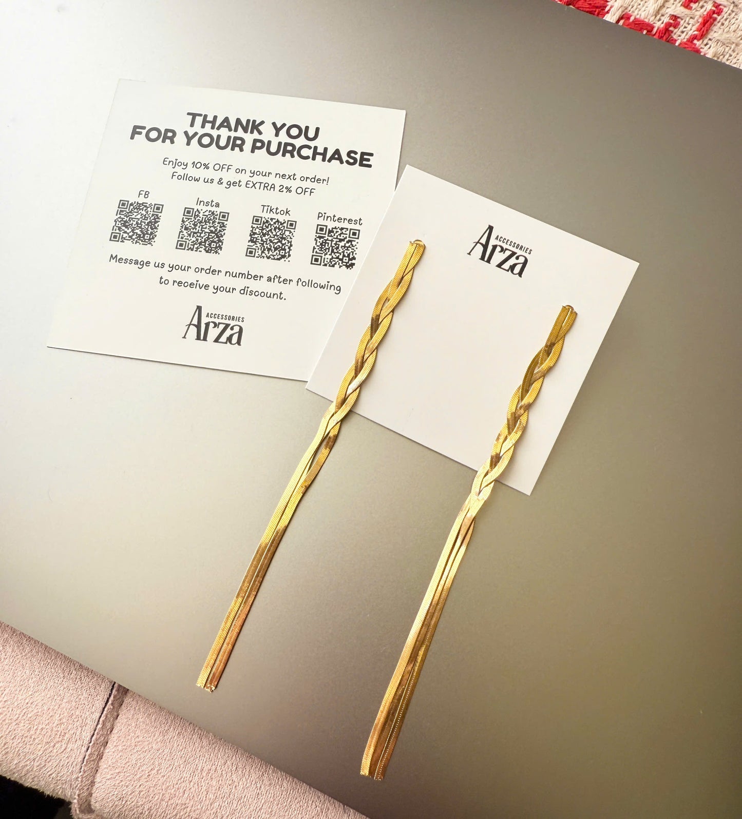 Gold Tone Delicate Threader Earrings for Women - Ultra Lightweight 2.15g Stainless Steel Everyday Jewelry, Waterproof & Hypoallergenic Elegant Gift | Arza Accessories