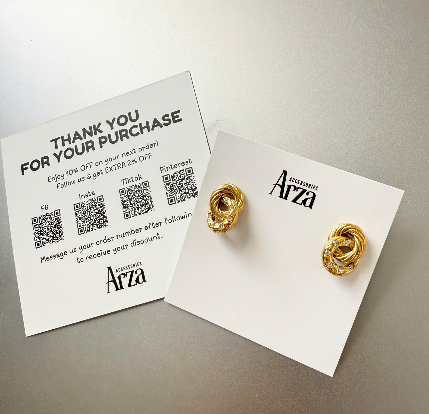 Gold Tone Slim Hoop Earrings for Women - Petite 1.1mm Stainless Steel Everyday Hoops, Ultra Lightweight 4.67g_Pair Hypoallergenic Jewelry _ Arza Accessories