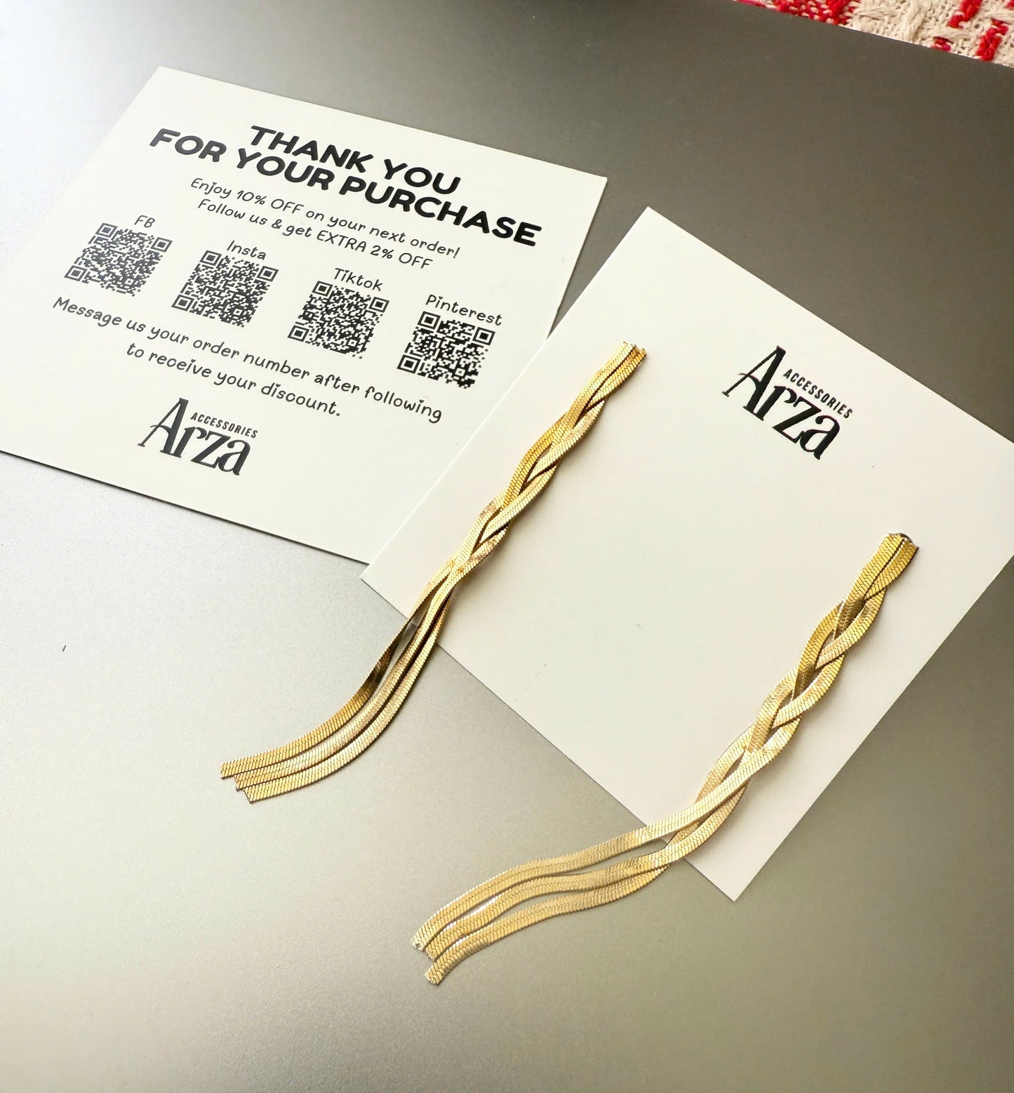 Gold Tone Delicate Threader Earrings for Women - Ultra Lightweight 2.15g Stainless Steel Everyday Jewelry, Waterproof & Hypoallergenic Elegant Gift | Arza Accessories