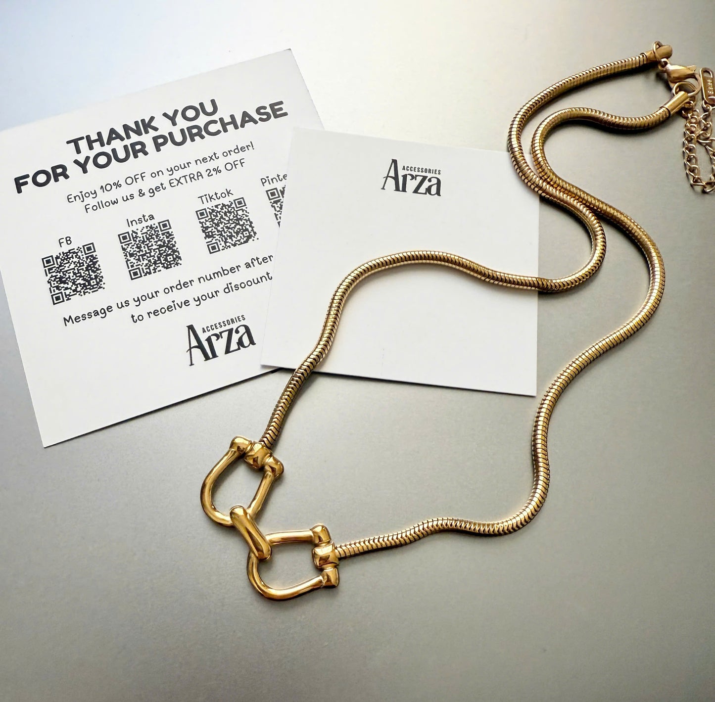 Trendy Stainless Steel Chain Necklace for Women & Men – Minimalist Everyday & Party Wear _ Arza Accessories