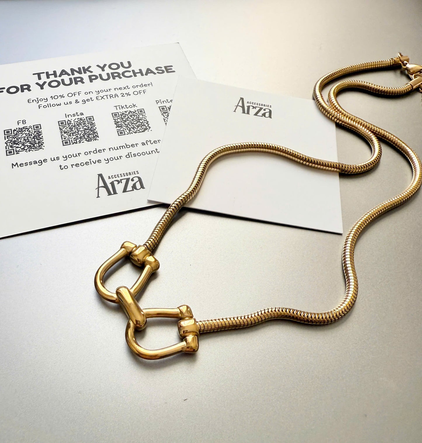 Trendy Stainless Steel Chain Necklace for Women & Men – Minimalist Everyday & Party Wear _ Arza Accessories