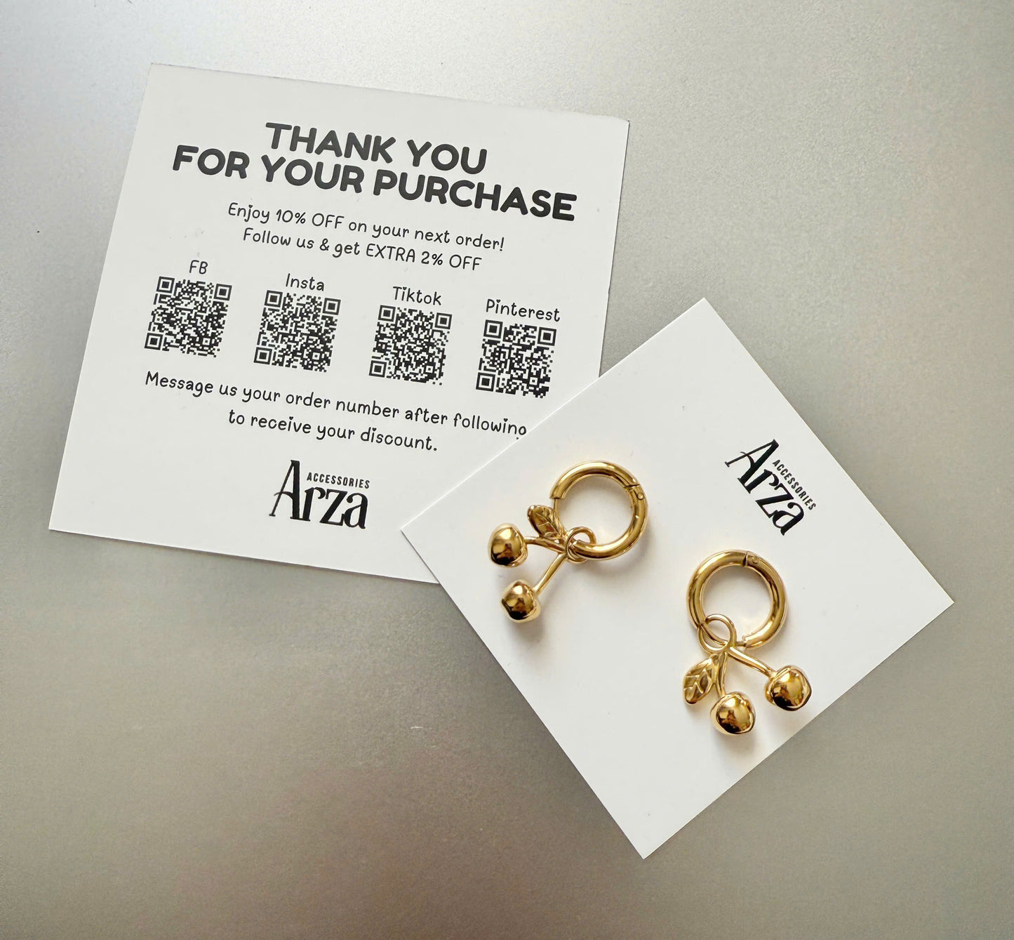 Gold & Silver Tone Affordable Dangle Earrings for Women - Two-Tone Stainless Steel Everyday Jewelry, Lightweight 7.53g Waterproof & Hypoallergenic Gift _ Arza Accessories