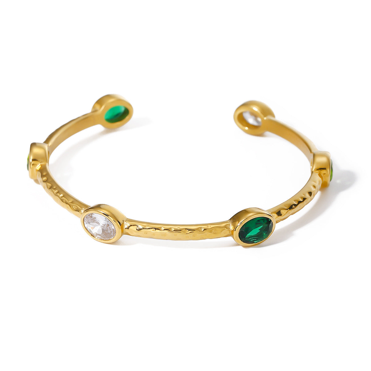 Adjustable stainless steel bracelet for women and men - hypoallergenic, waterproof minimalist jewelry with 5.98cm inner diameter | Arza Accessories 4