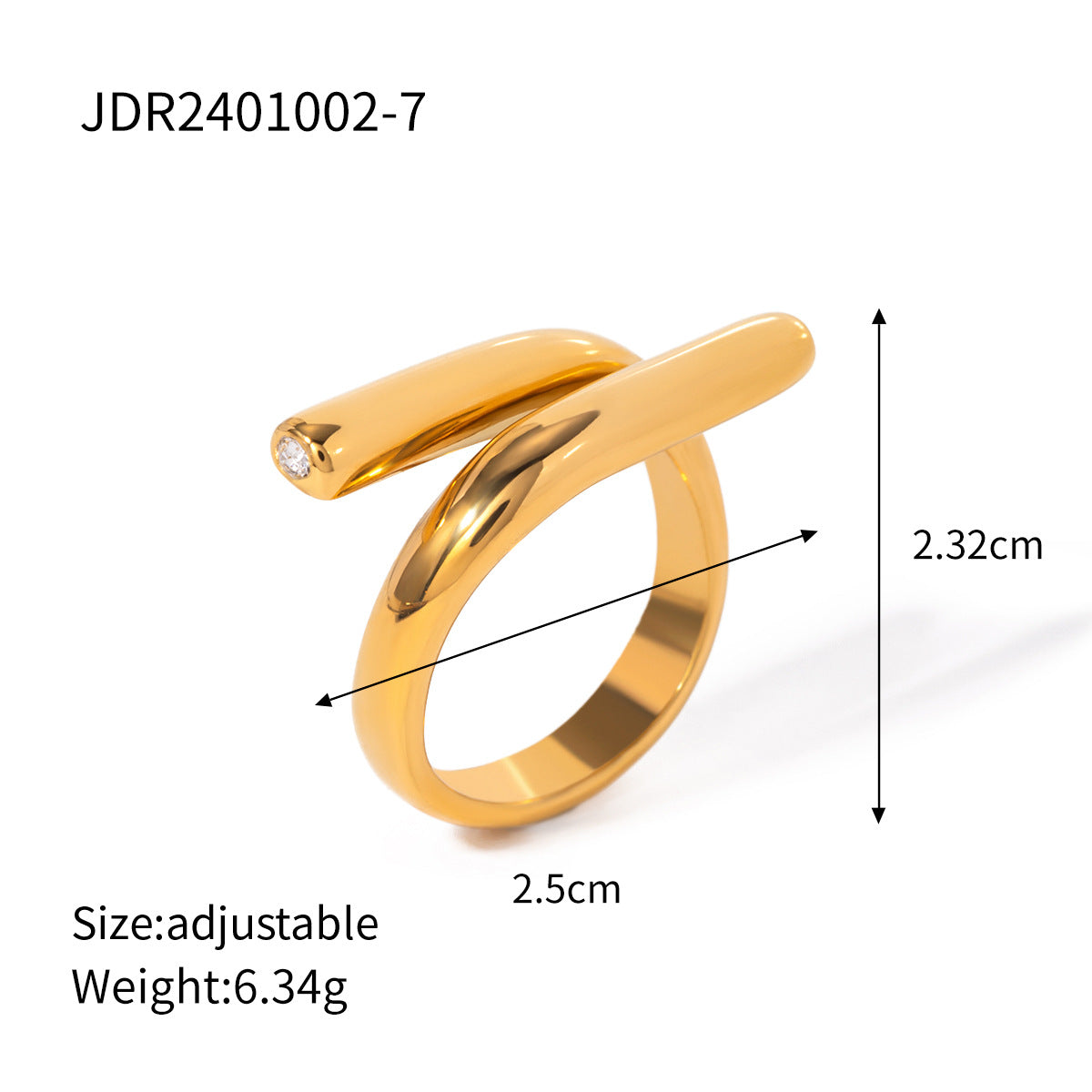Adjustable thin gold and silver minimalist stackable ring (2.5cm band) by Arza Accessories, perfect for everyday layering and elegant styling 10