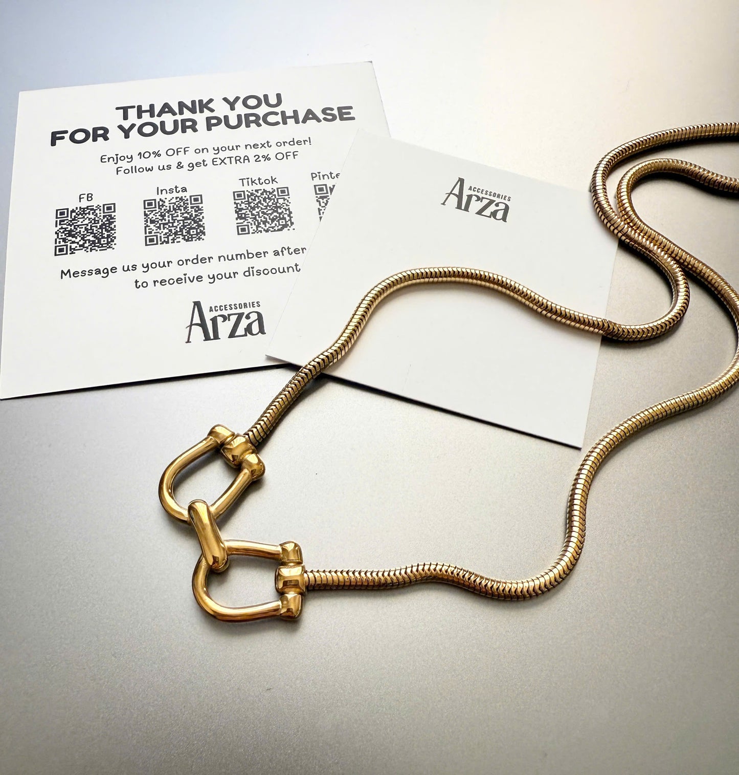 Trendy Stainless Steel Chain Necklace for Women & Men – Minimalist Everyday & Party Wear _ Arza Accessories
