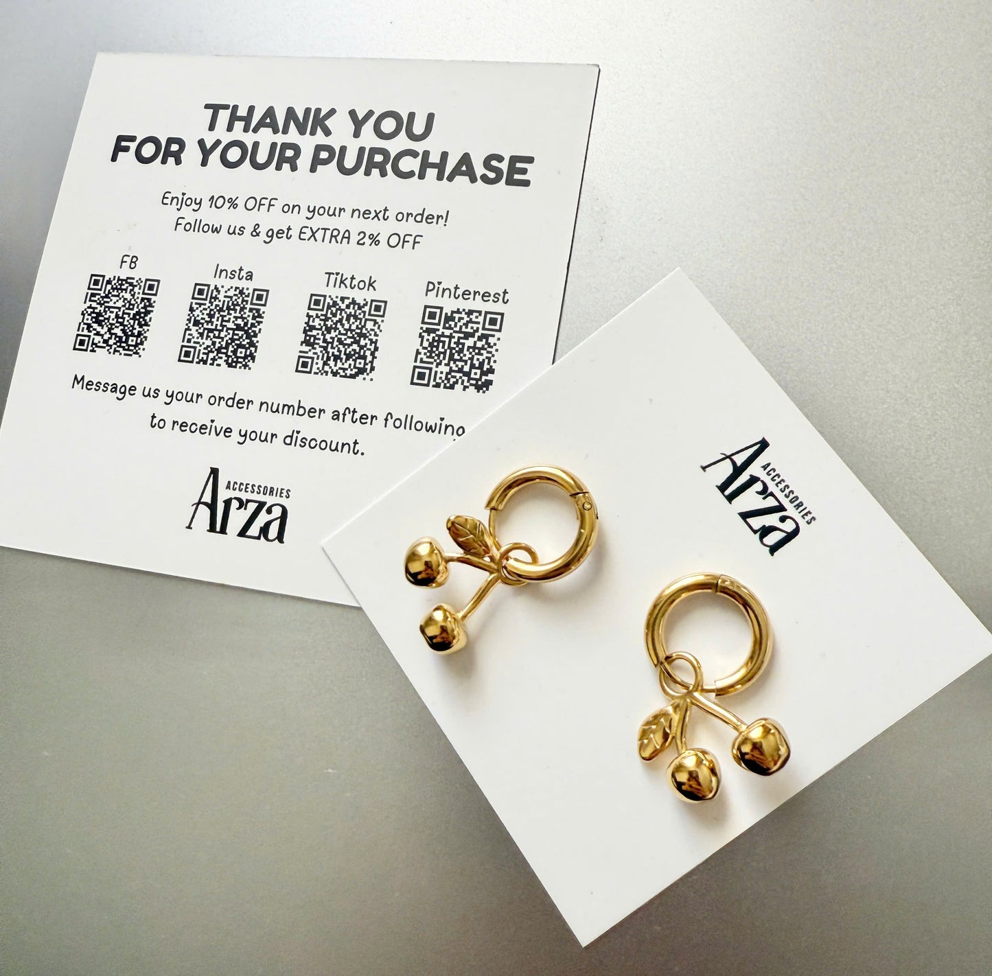 Gold & Silver Tone Affordable Dangle Earrings for Women - Two-Tone Stainless Steel Everyday Jewelry, Lightweight 7.53g Waterproof & Hypoallergenic Gift _ Arza Accessories