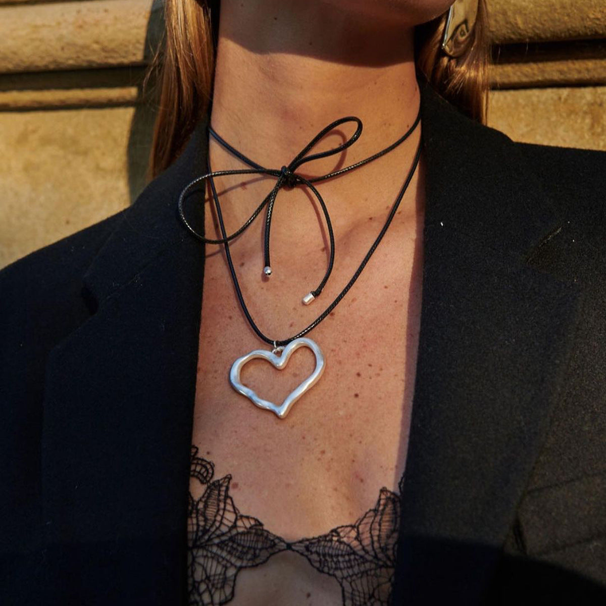 Gold choker necklace with 3.95cm minimalist pendant showing adjustable 149cm length and 12.49g design 7