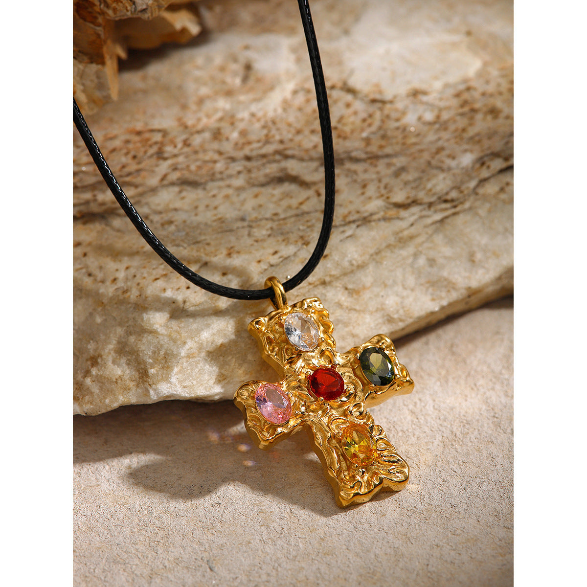 Gold choker necklace with 3.95cm minimalist pendant showing adjustable 149cm length and 12.49g design 6
