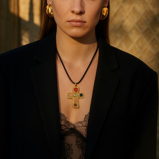 Gold choker necklace with 3.95cm minimalist pendant showing adjustable 149cm length and 12.49g design 1 58
