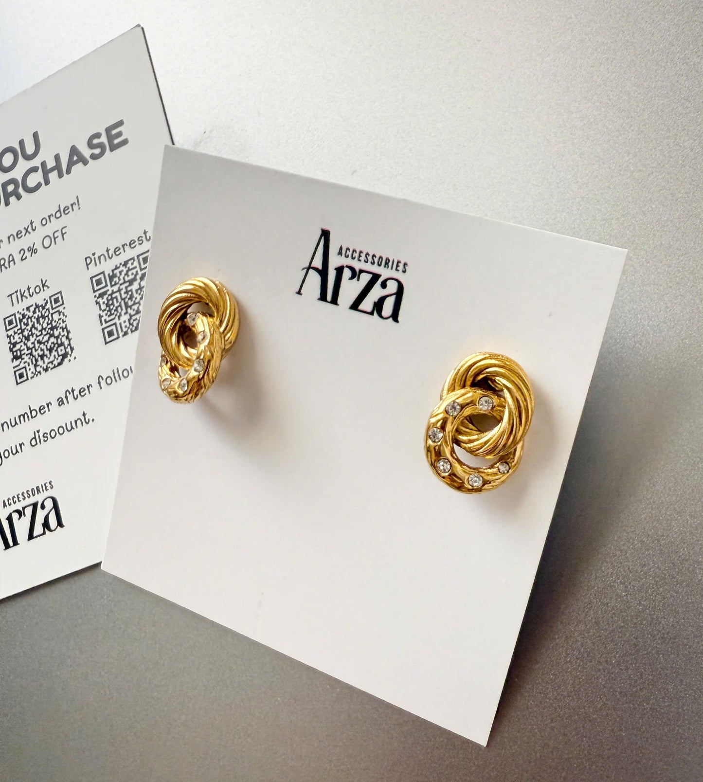 Gold Tone Slim Hoop Earrings for Women - Petite 1.1mm Stainless Steel Everyday Hoops, Ultra Lightweight 4.67g_Pair Hypoallergenic Jewelry _ Arza Accessories