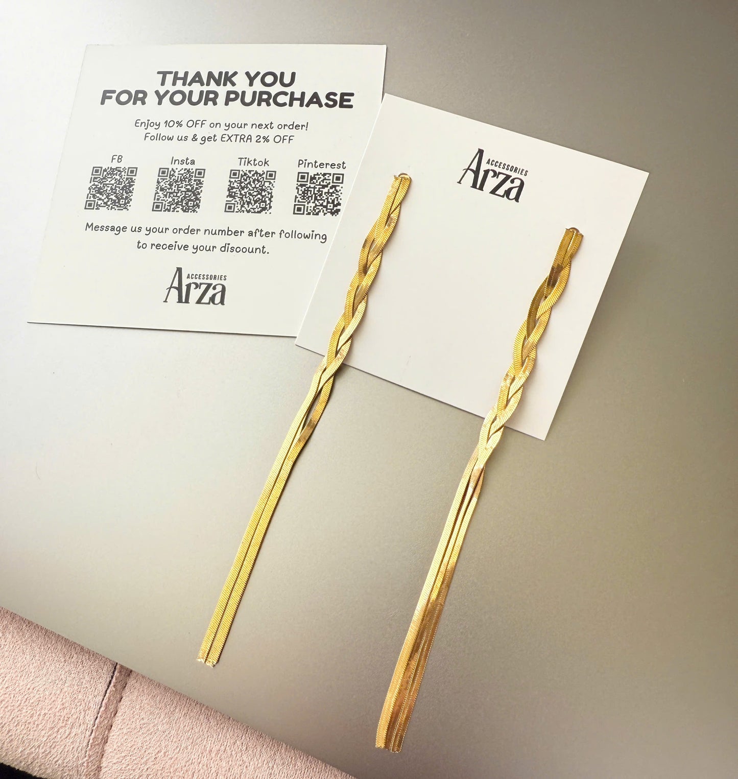 Gold Tone Delicate Threader Earrings for Women - Ultra Lightweight 2.15g Stainless Steel Everyday Jewelry, Waterproof & Hypoallergenic Elegant Gift | Arza Accessories