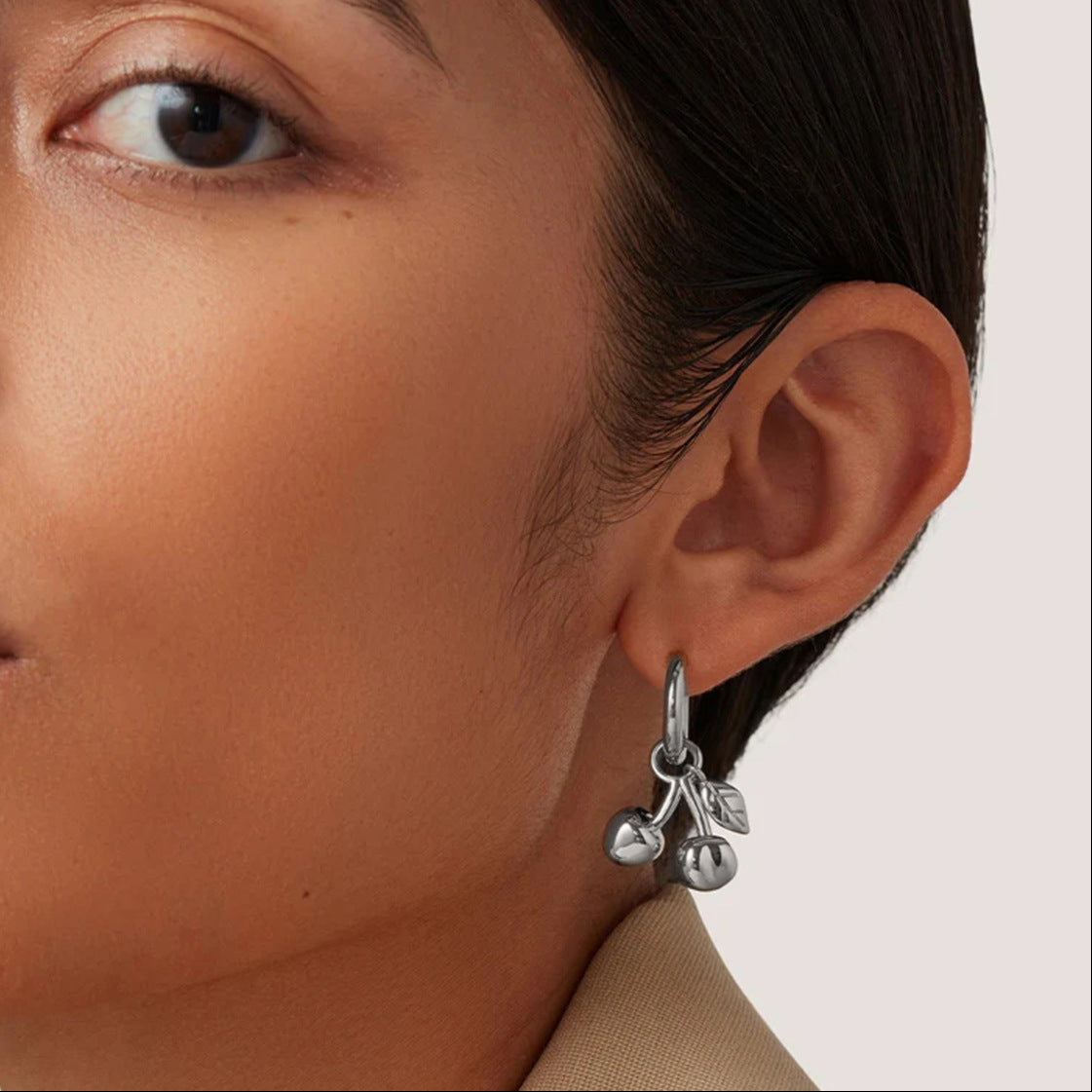 Gold and silver-tone dangle earrings (2.88cm) - affordable two-tone stainless steel jewelry for women 12