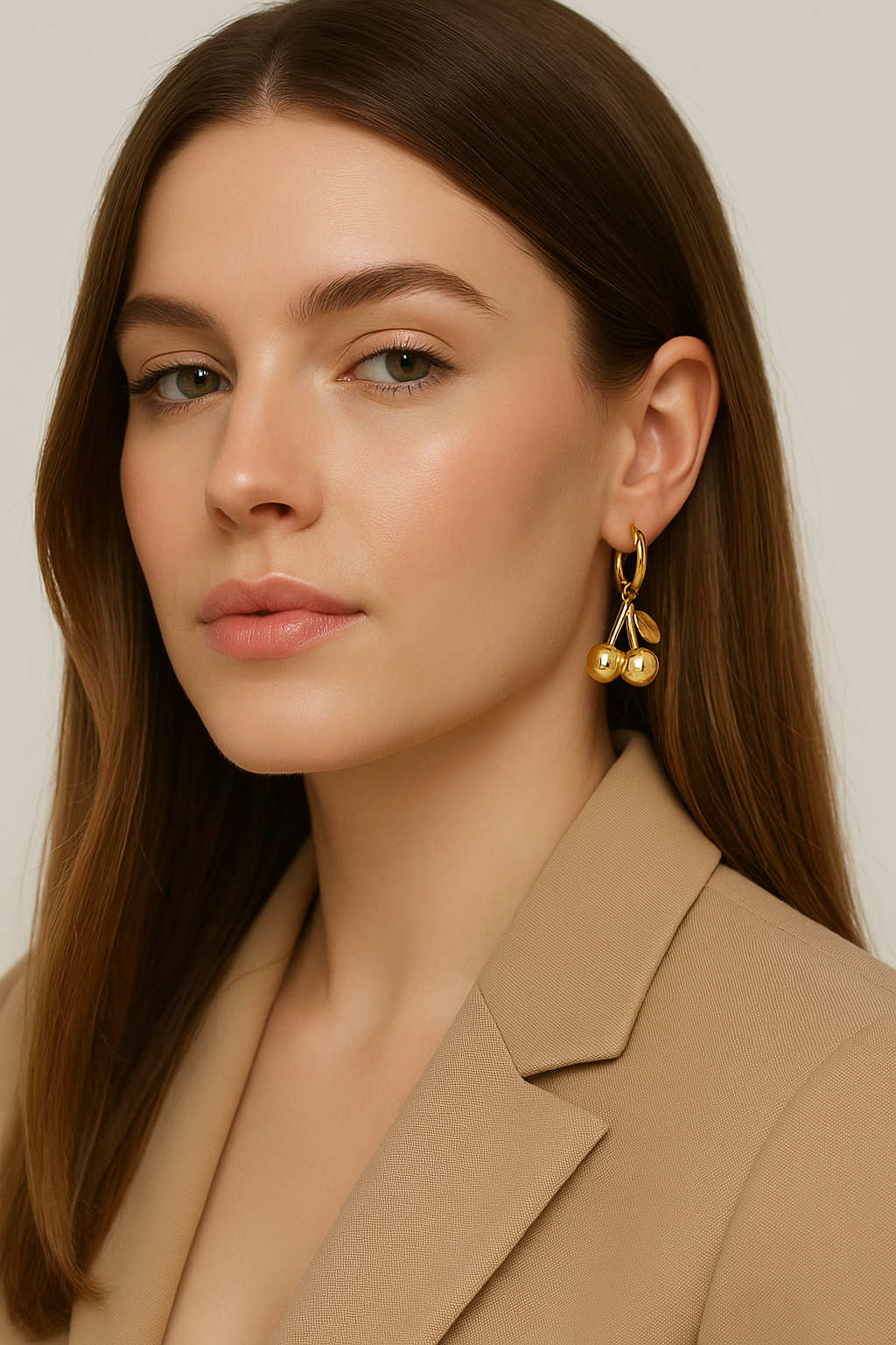 Gold and silver-tone dangle earrings (2.88cm) - affordable two-tone stainless steel jewelry for women 2
