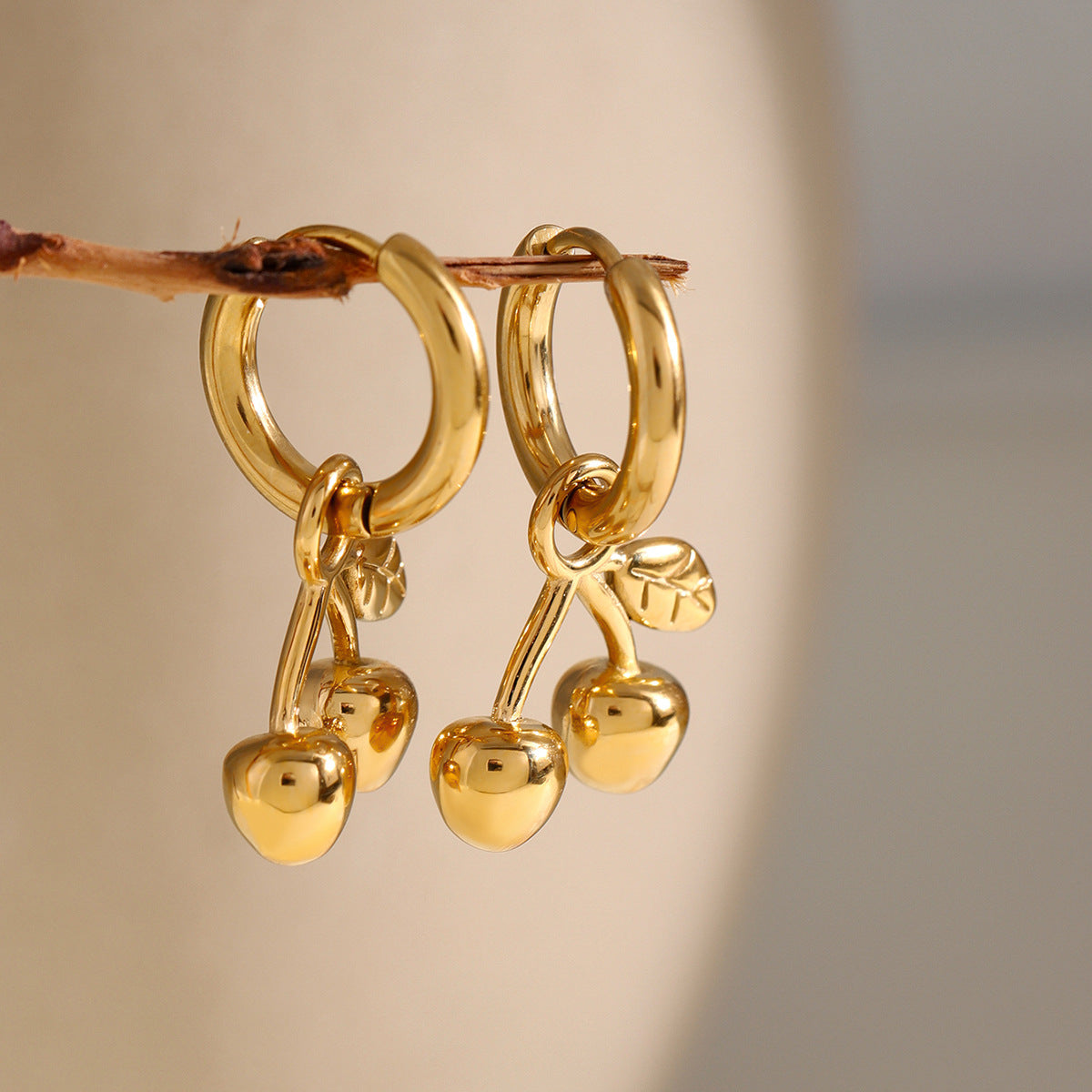Gold and silver-tone dangle earrings (2.88cm) - affordable two-tone stainless steel jewelry for women 8