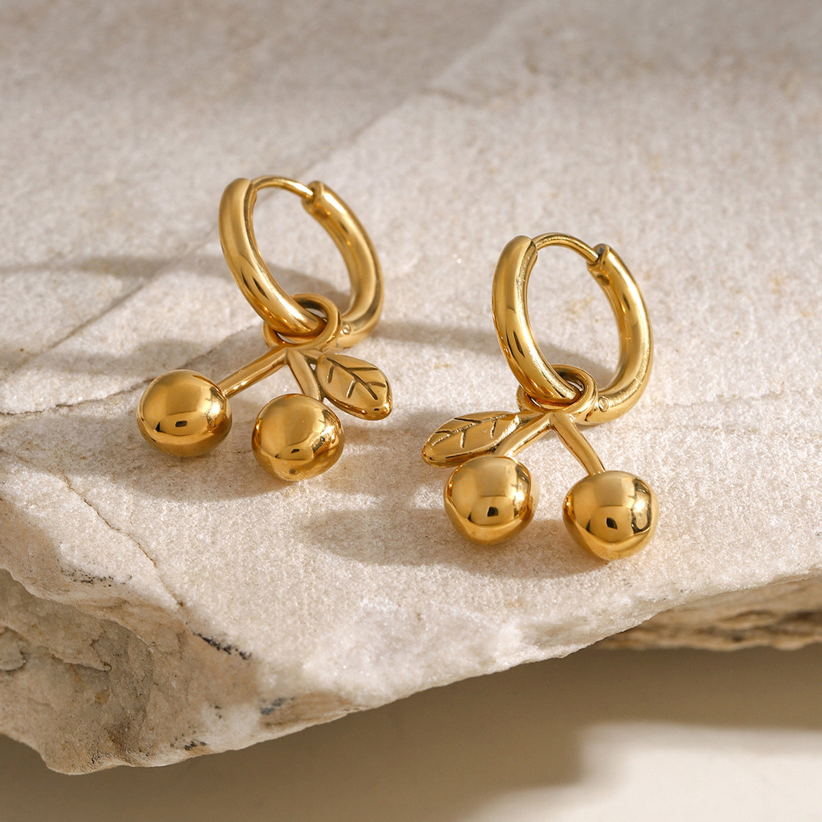 Gold and silver-tone dangle earrings (2.88cm) - affordable two-tone stainless steel jewelry for women 9