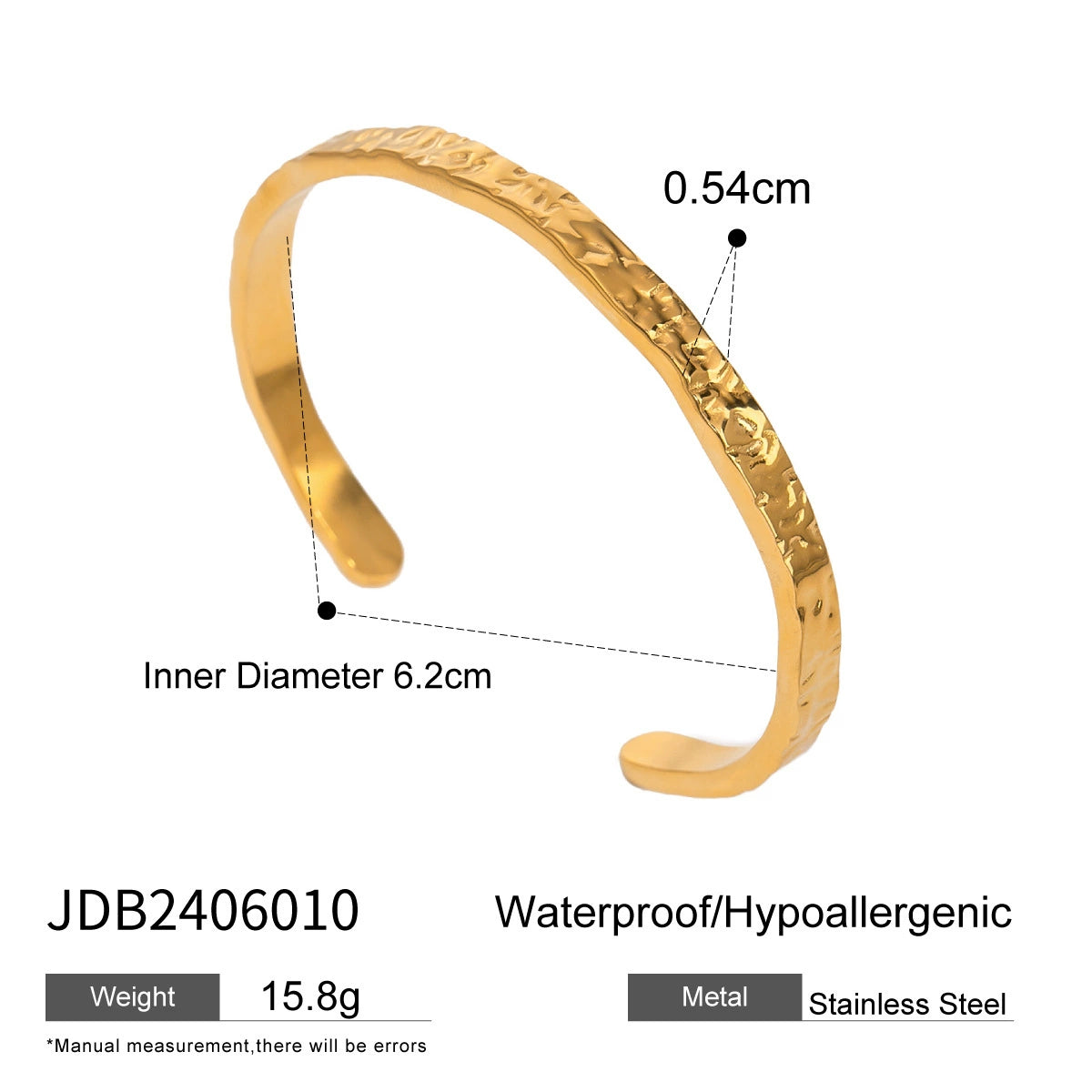 Thin gold minimalist bracelet (0.54cm) by Azra Accessories - adjustable 6.2cm diameter for daily wear4