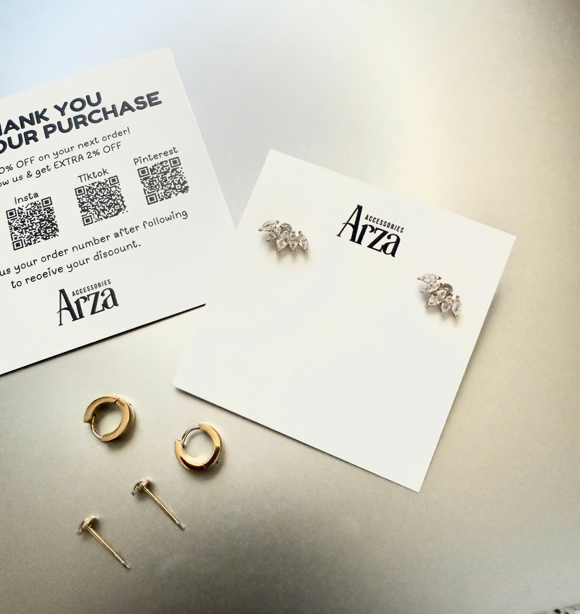 Minimalist waterproof stainless steel stud earrings for women – hypoallergenic, lightweight (3.8g), and perfect for everyday wear | Arza Accessories-8