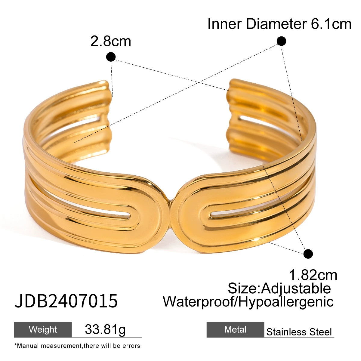 "Set of gold chunky stackable bracelets by Azra Accessories - perfect for everyday and party wear" 1