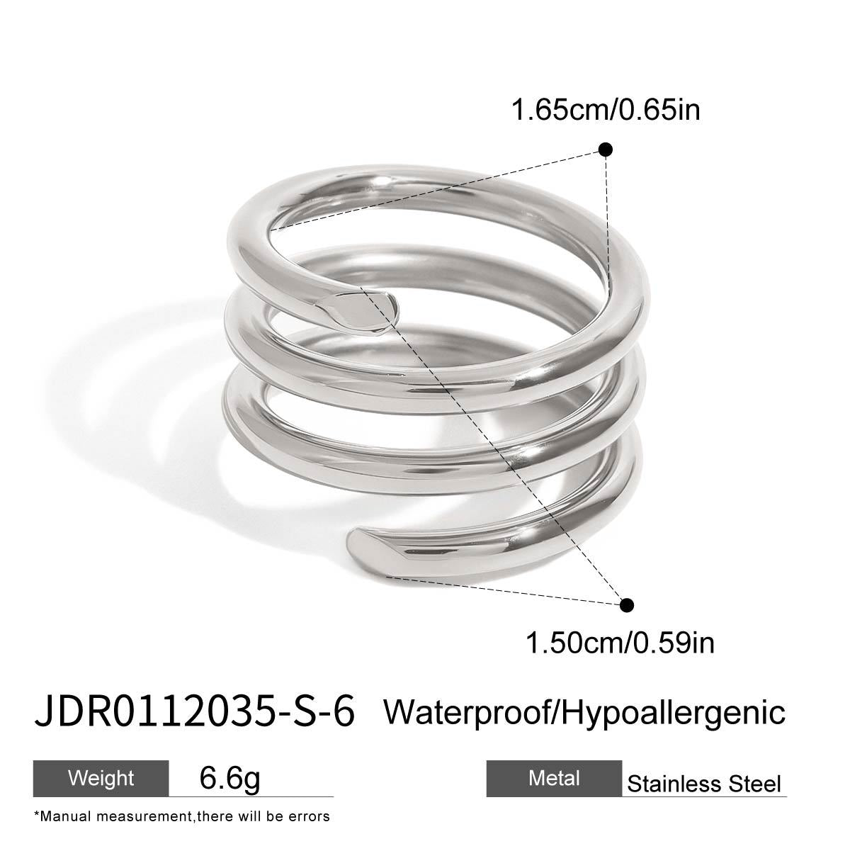 Twisted multi-loop huggie rings in gold & silver, 16mm hypoallergenic stainless steel comfort-fit earrings | Arza Accessories Australia - 12